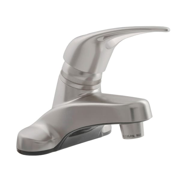Dura Faucet SINGLE LEVER RV LAVATORY FAUCET - BRUSHED SATIN NICKEL DF-PL100-SN - main